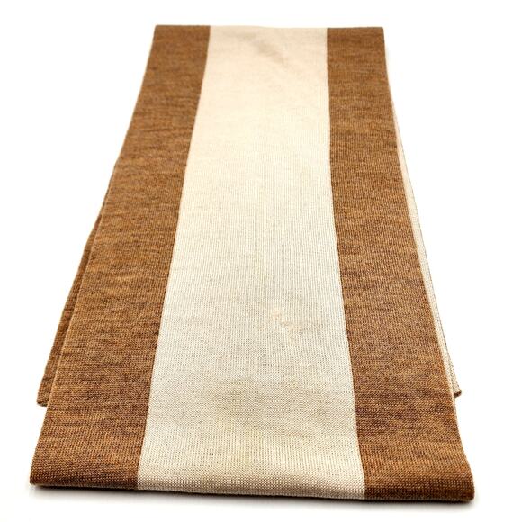 GUCCI Cashmere and Wool Scarf with Interlocking GG logo 84" - Picture 9 of 14